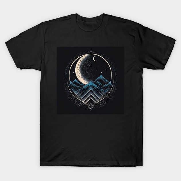 Stars listener T-Shirt by Jada-Art-Shop